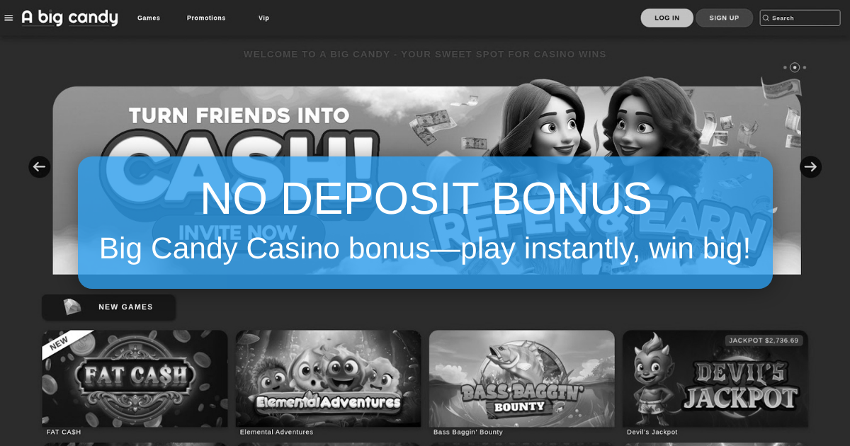 A Big Candy Casino Bonus